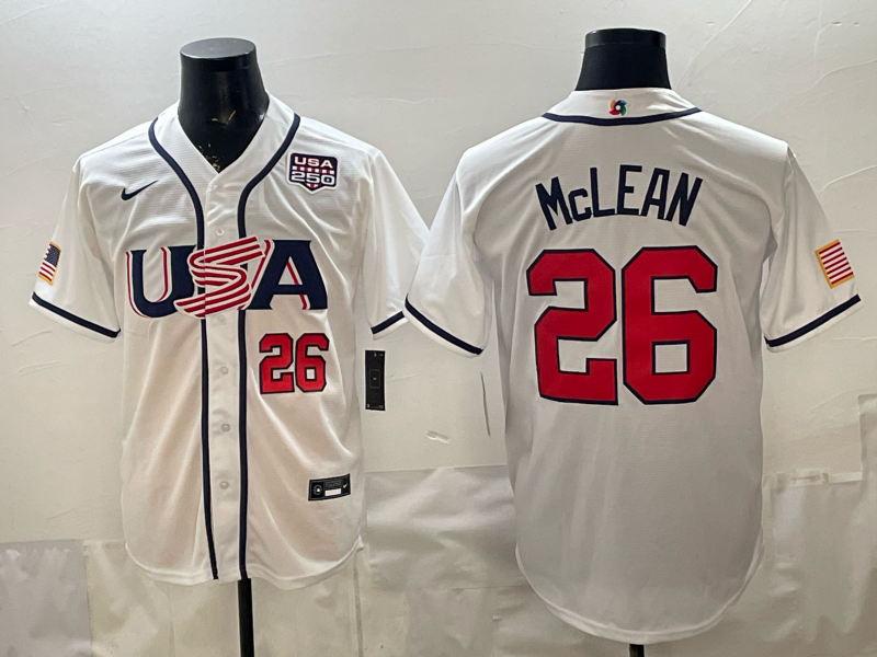 Men 2026 World cup white MLB Nike jersey 0062->more jerseys->MLB Jersey